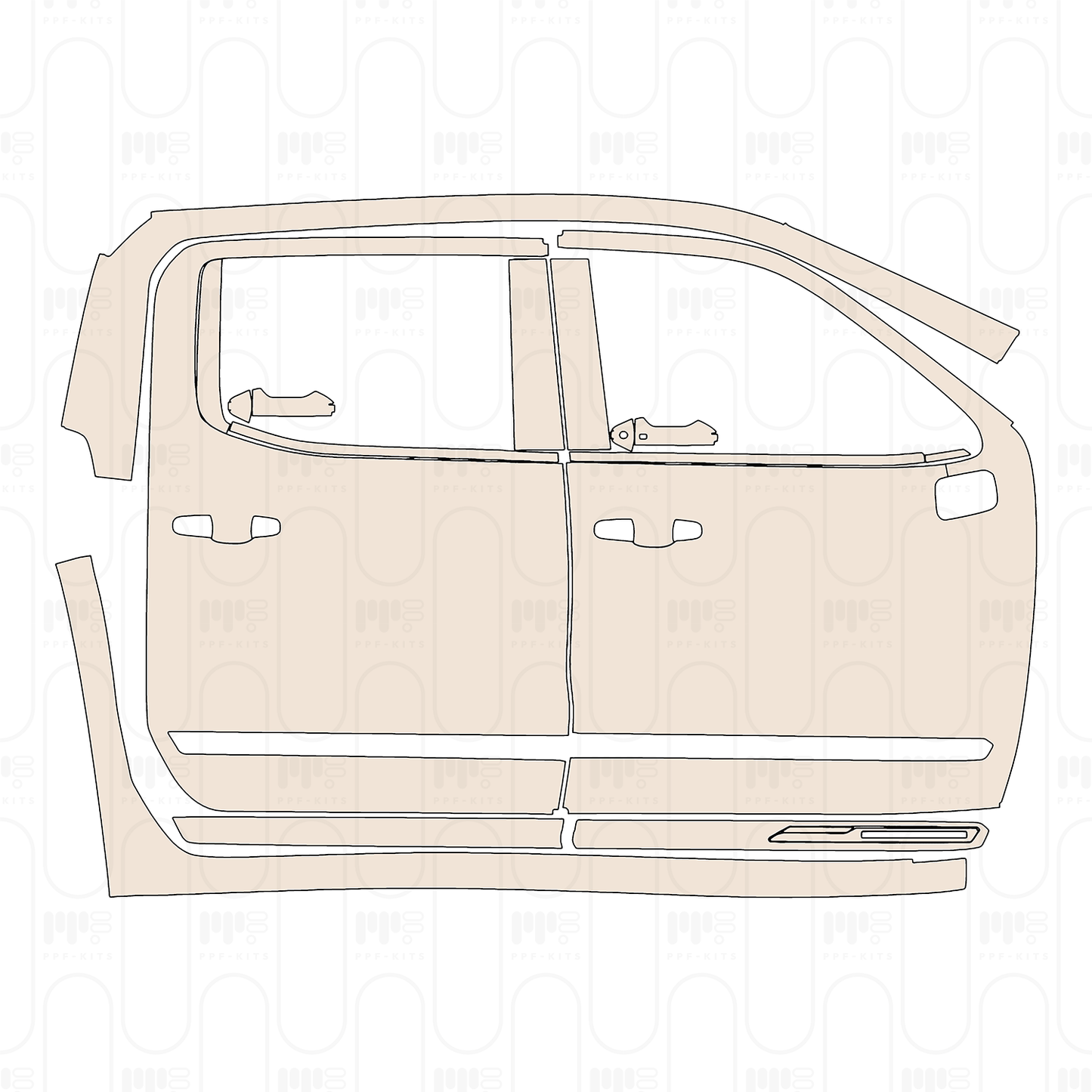 PPF precortado Chevrolet Silverado 1500 High Country 2026