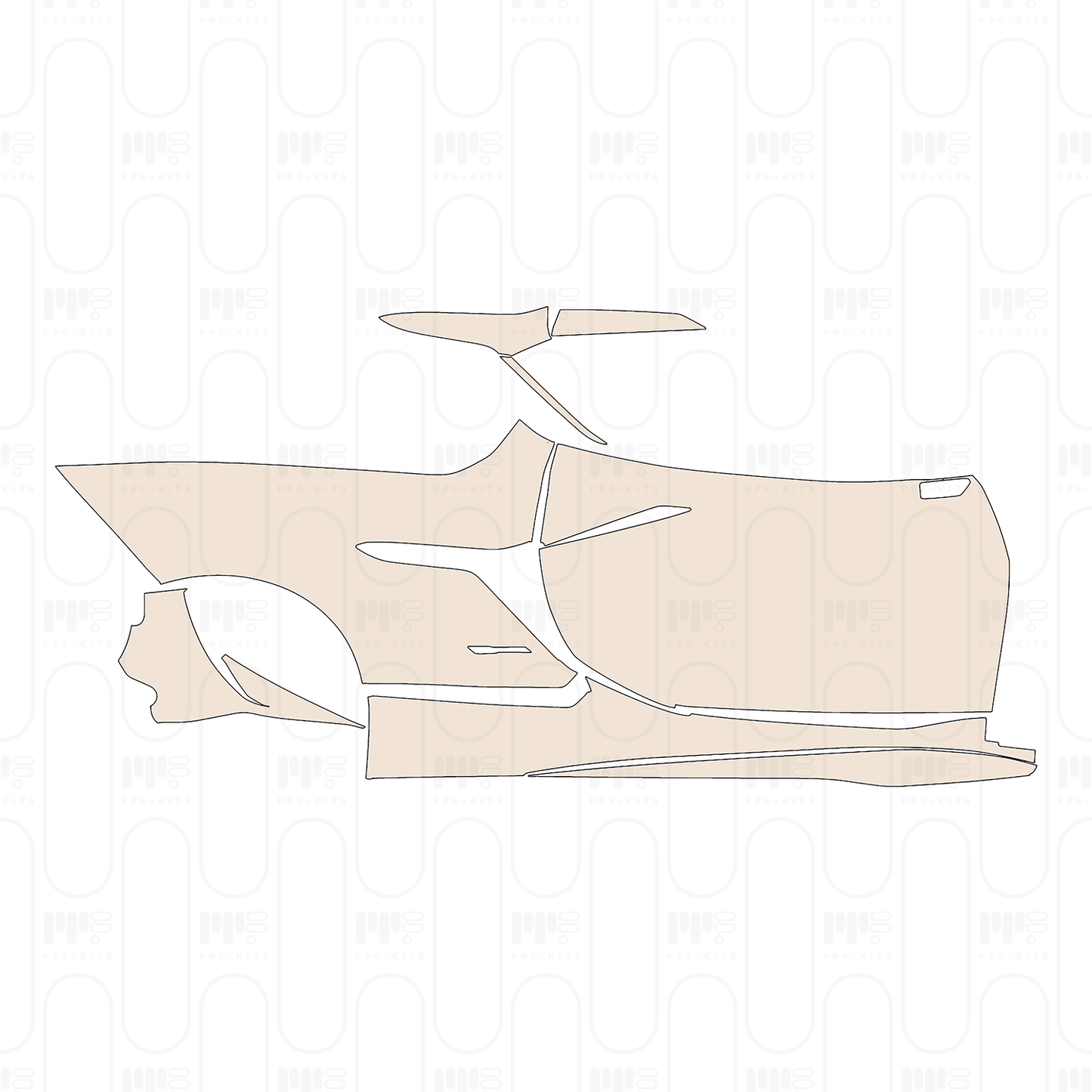 PPF precortado Chevrolet Corvette E-Ray Coupe 2026