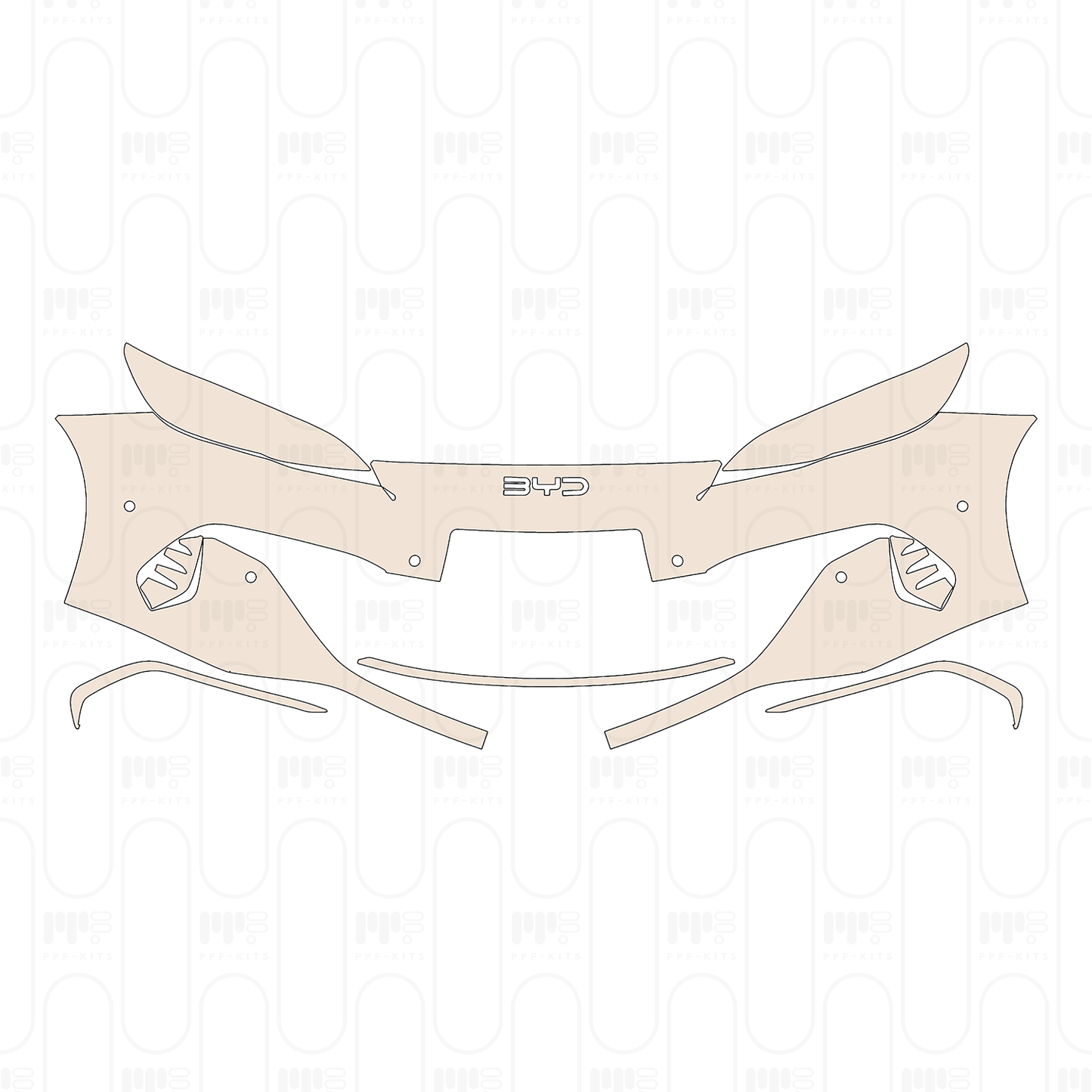 PPF precortado BYD Seal 06 DM-i Intelligent driving version 2026