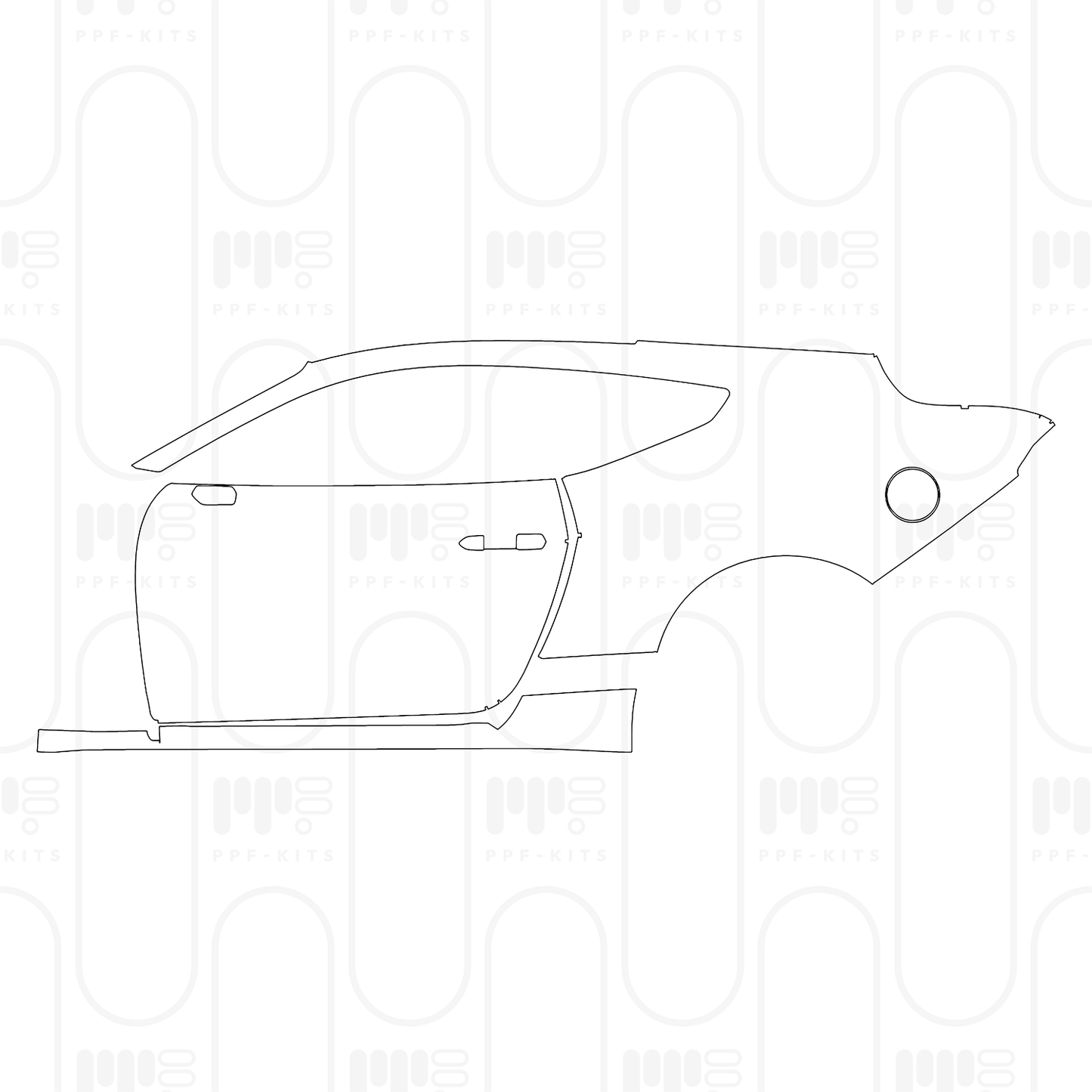 Pre-Cut PPF Ford Mustang Fastback GT 2026