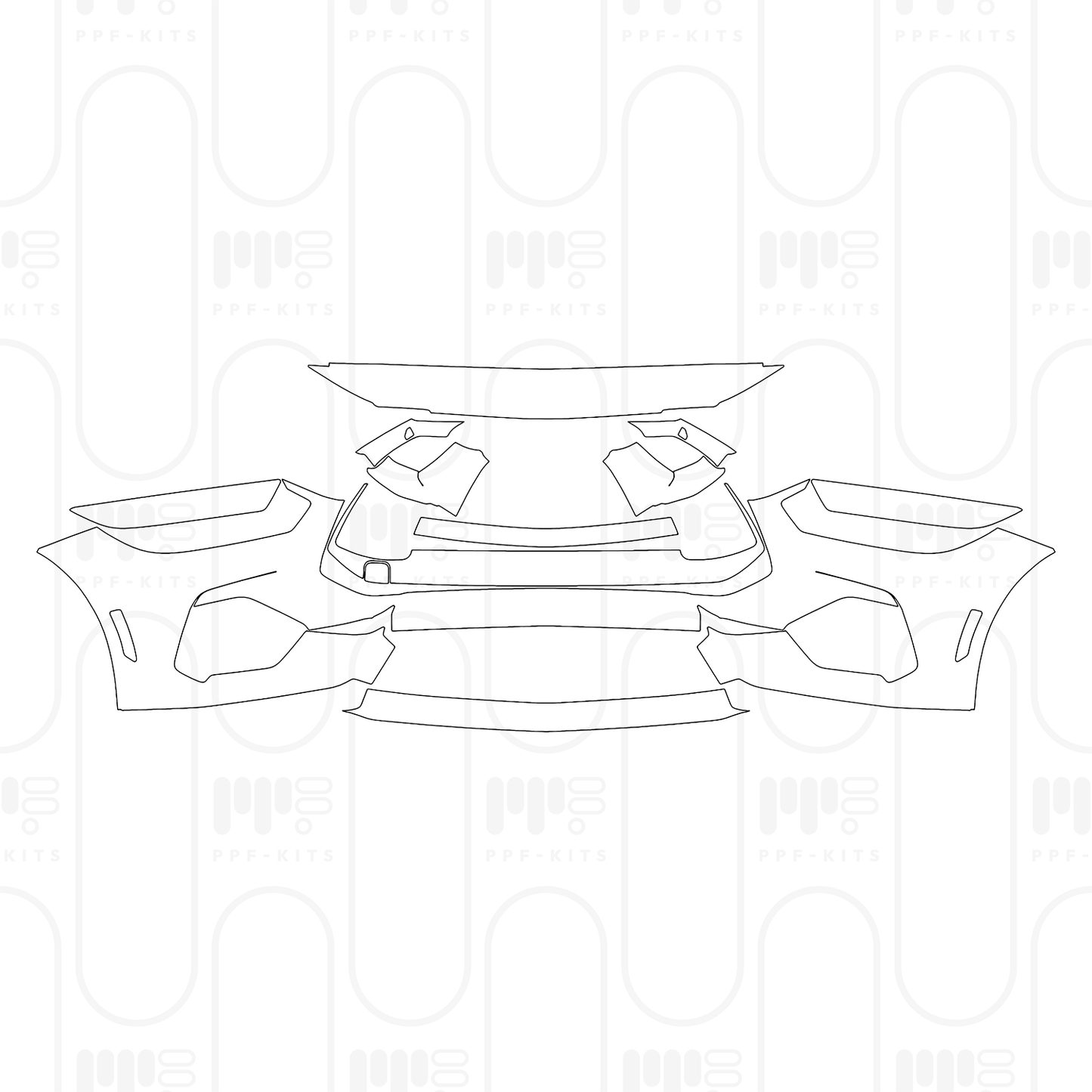 Pre-Cut PPF Ford Mustang Fastback GT 2026