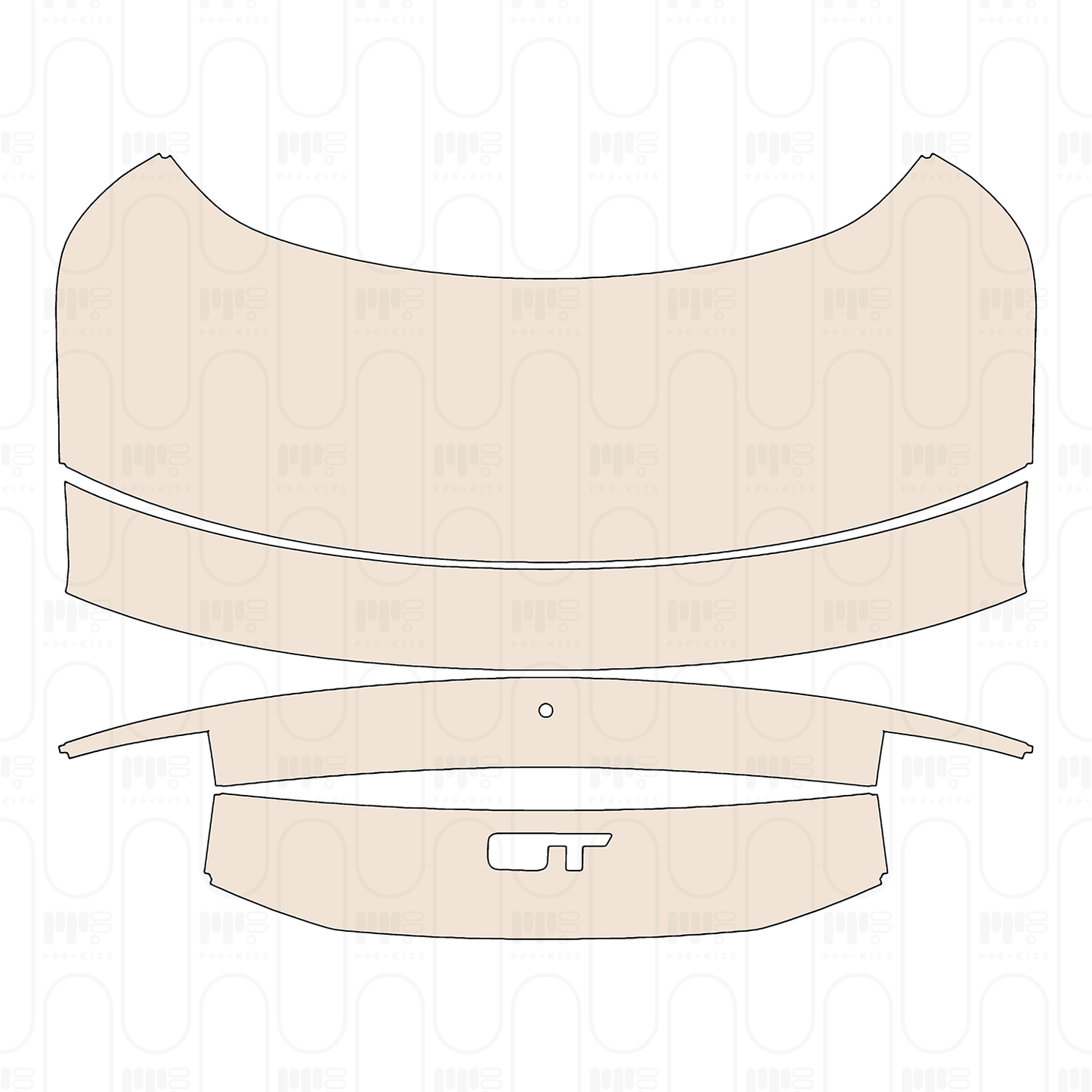 Pre-Cut PPF Ford Mustang Fastback GT 2026