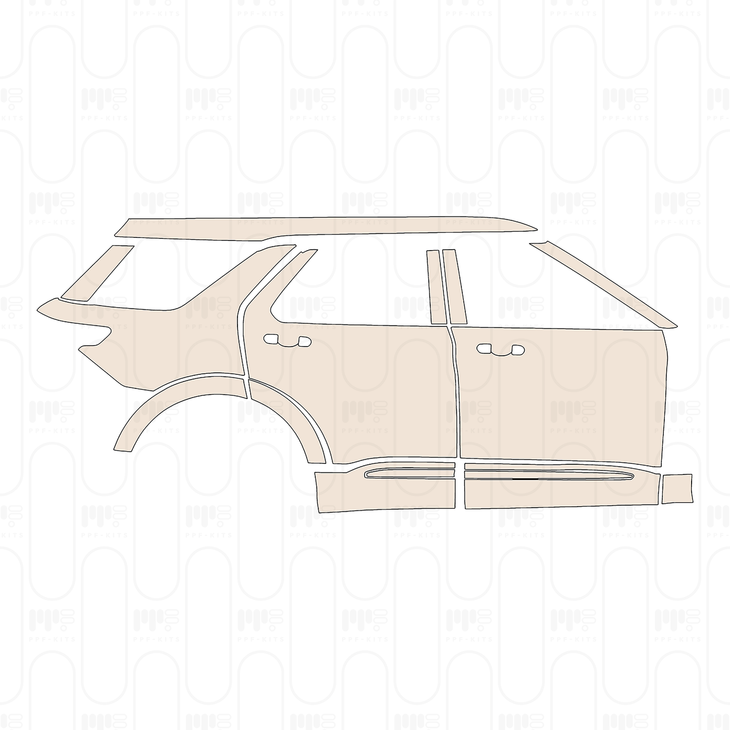 PPF precortado Ford Explorer (US) Active 2026