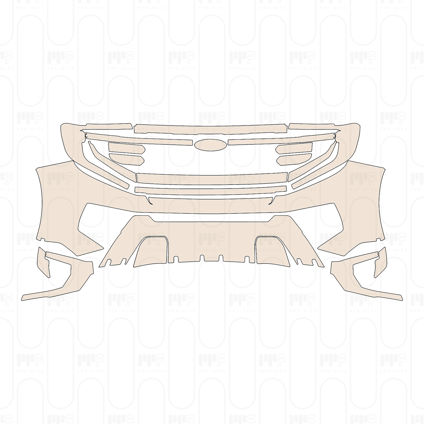 PPF precortado Ford Expedition Standard Wheelbase Active 2026