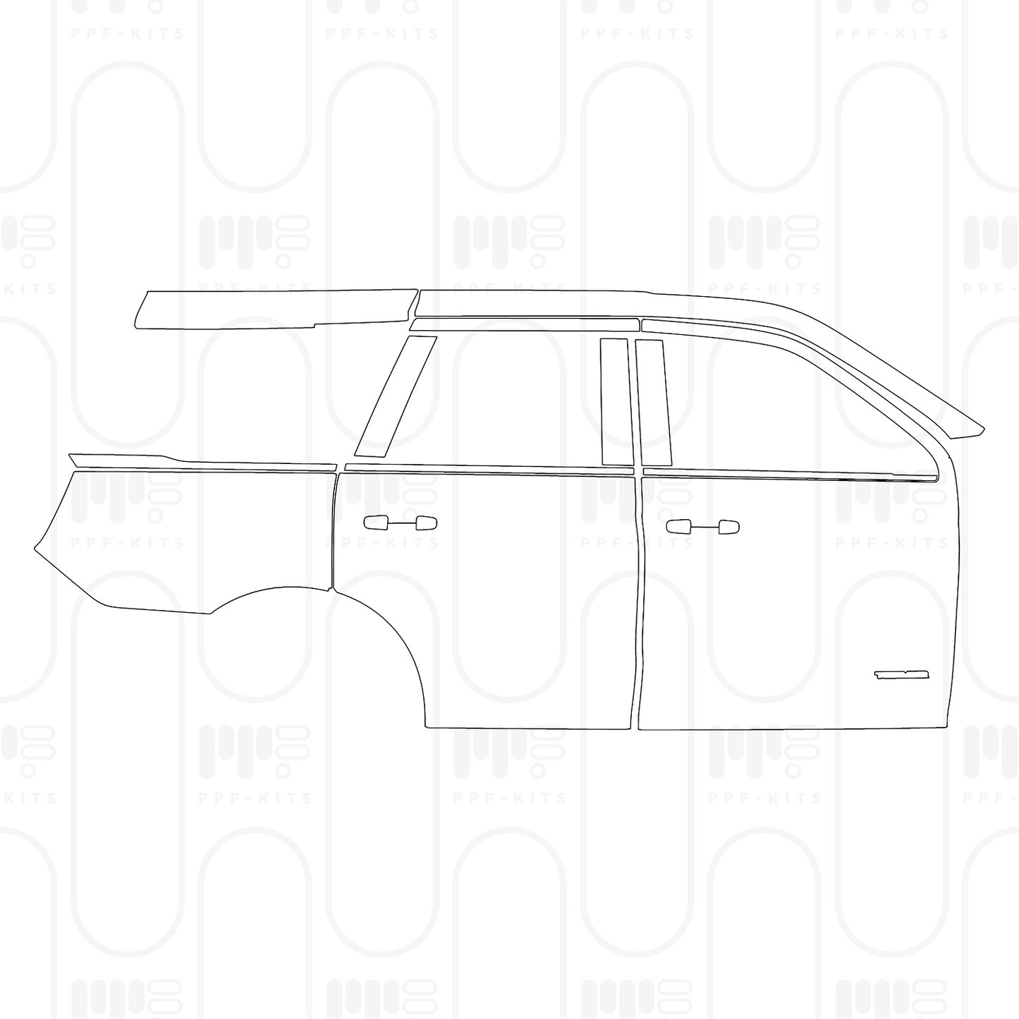 Pre-Cut PPF Ford Expedition Standard Wheelbase Tremor 2026