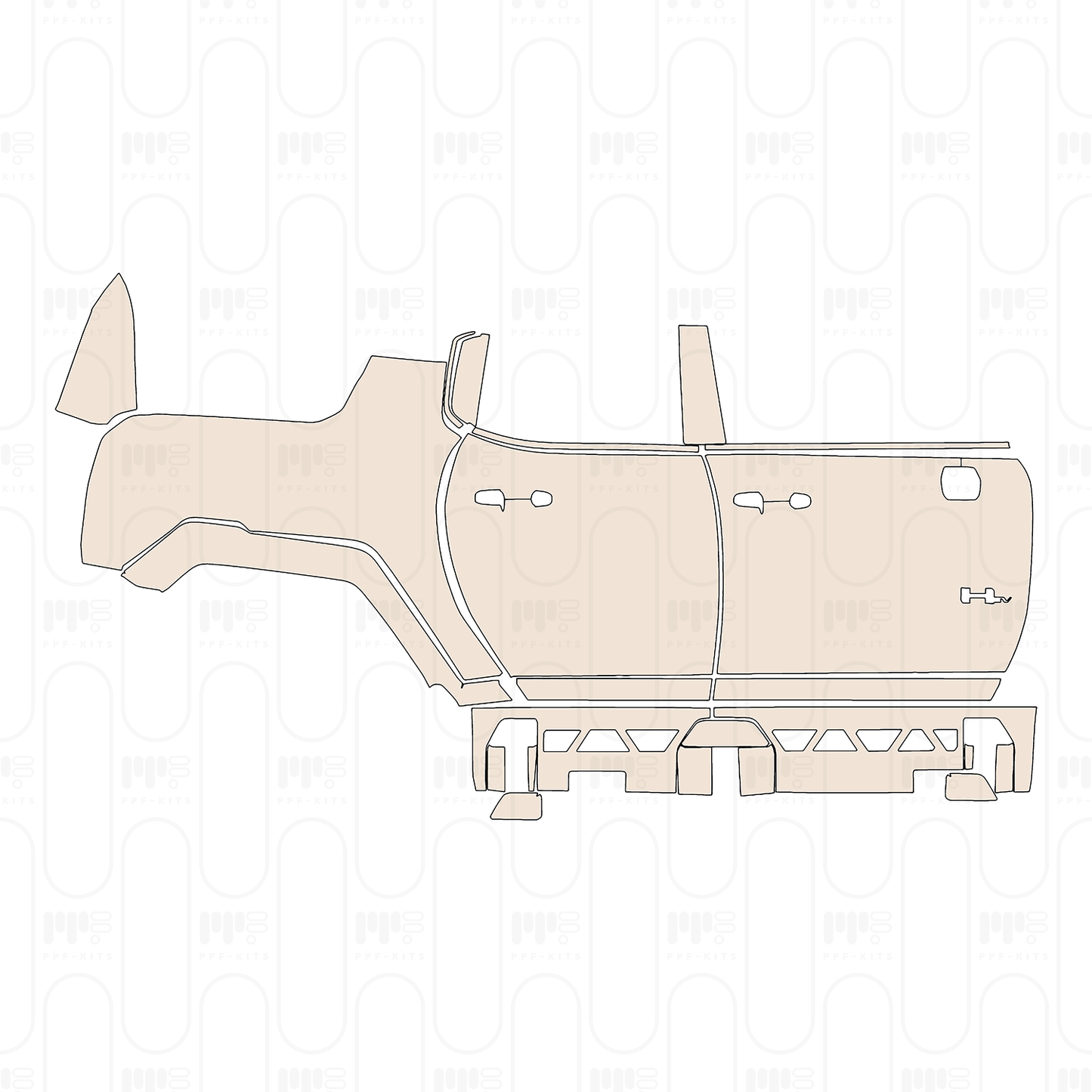 Pre-Cut PPF GMC Hummer EV SUV 2026