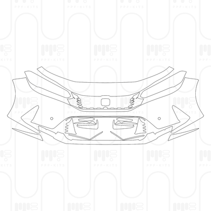 Pre-Cut PPF Honda Civic Type R 2026
