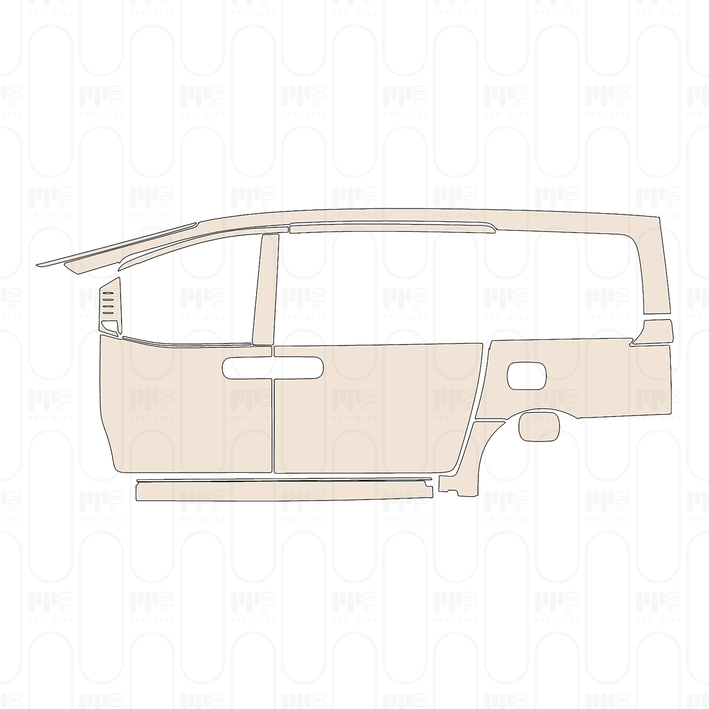 PPF precortado Hyundai Staria Base 2026