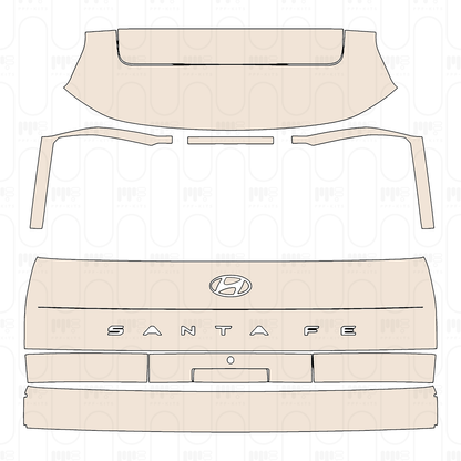 PPF precortado Hyundai Santa Fe (US) 2026