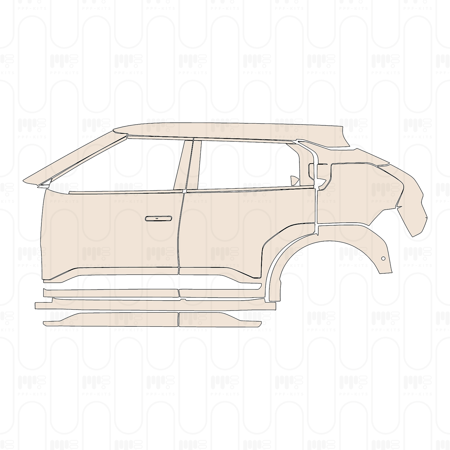 PPF precortado KIA EV3 GT-Line 2026