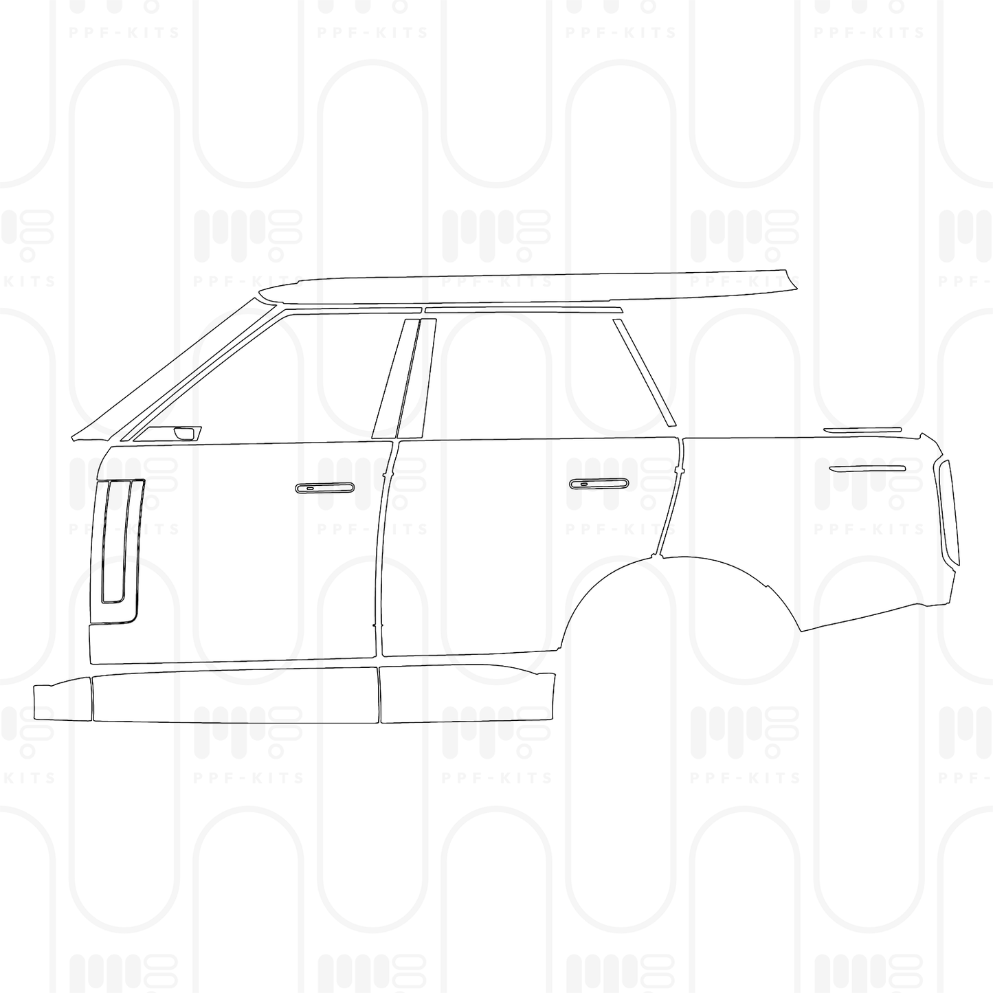 Pre-Cut PPF Land Rover Range Rover Standard Wheelbase SV 2026