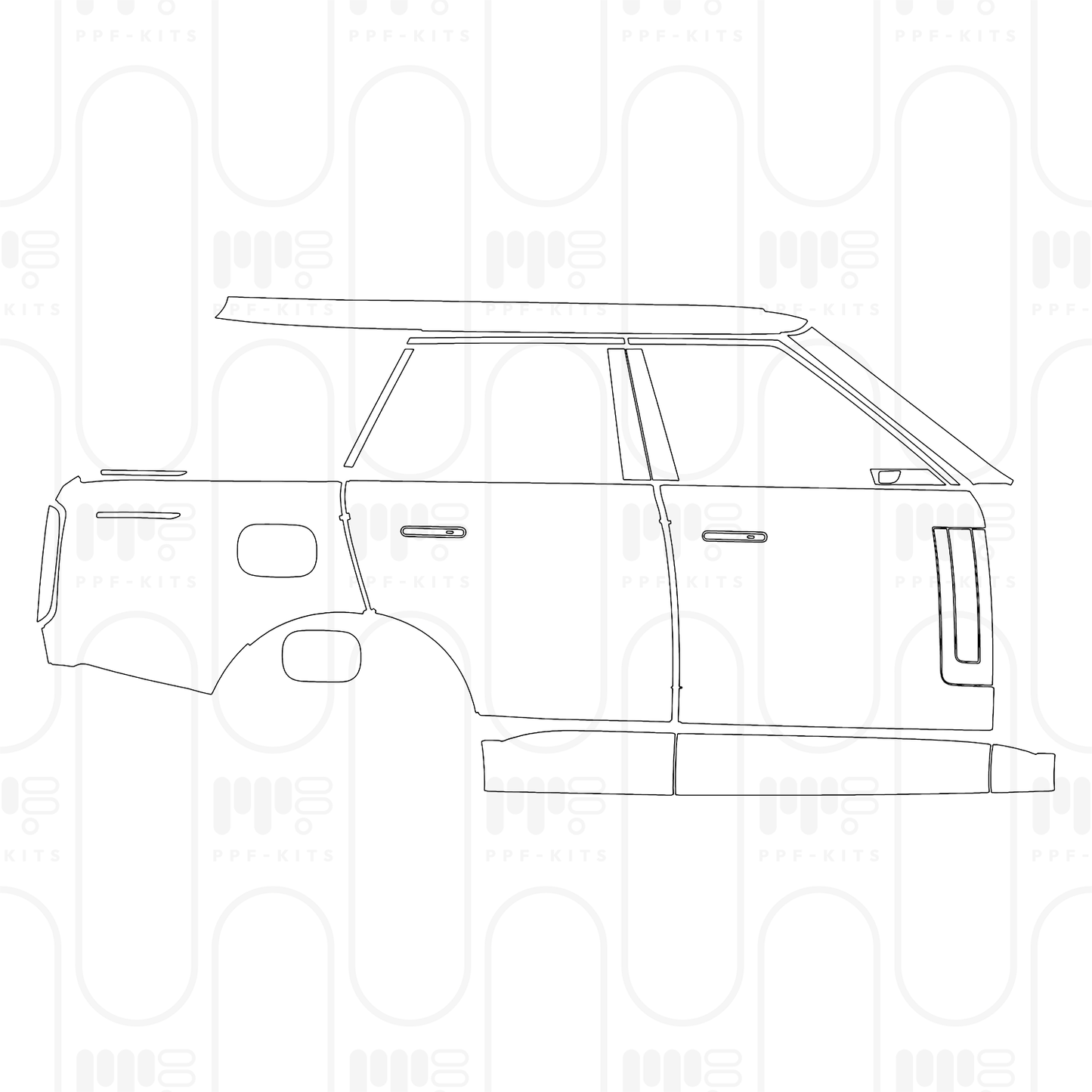 Pre-Cut PPF Land Rover Range Rover Standard Wheelbase SV 2026