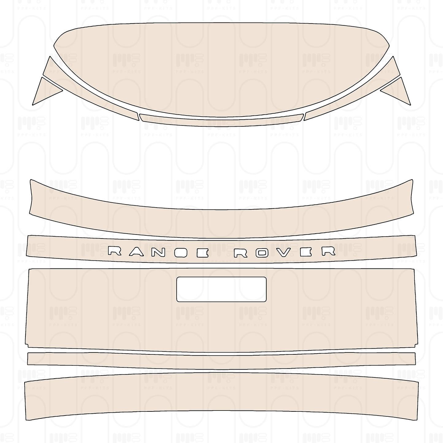 Pre-Cut PPF Land Rover Range Rover Extended Wheelbase Base 2026