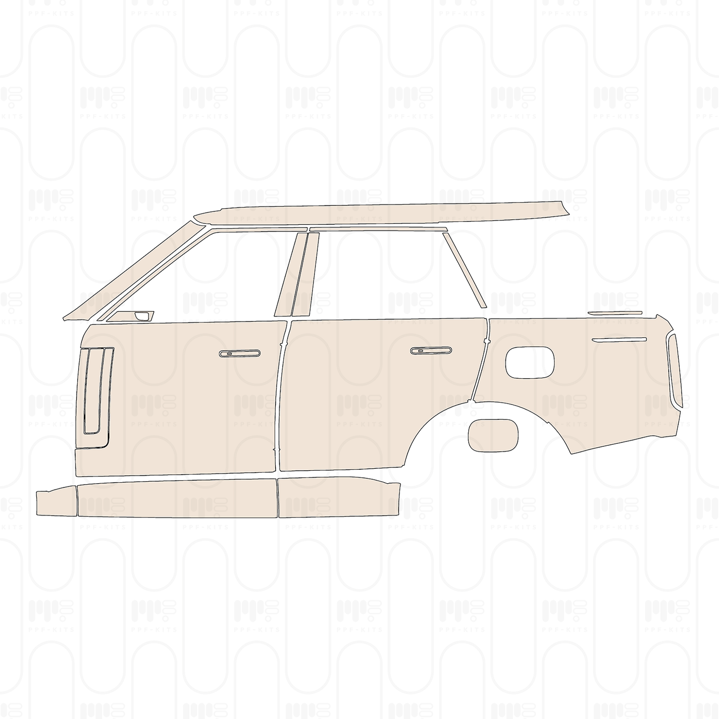 Pre-Cut PPF Land Rover Range Rover Standard Wheelbase Autobiography 2026