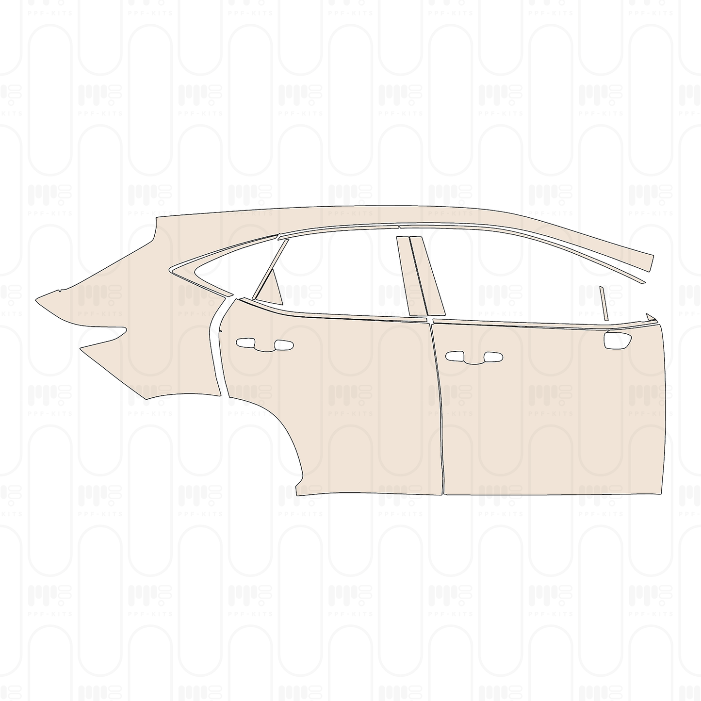 Pre-Cut PPF Lexus NX Base 2026