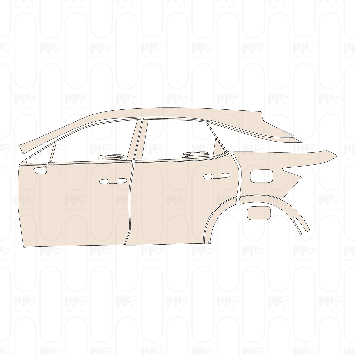 Pre-Cut PPF Lexus RX (SWB) Base 2026