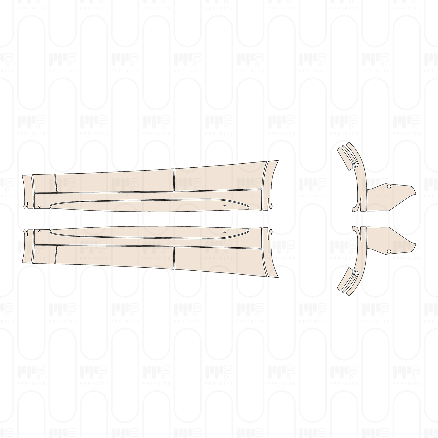 Pre-Cut PPF Maserati Grecale Folgore 2026
