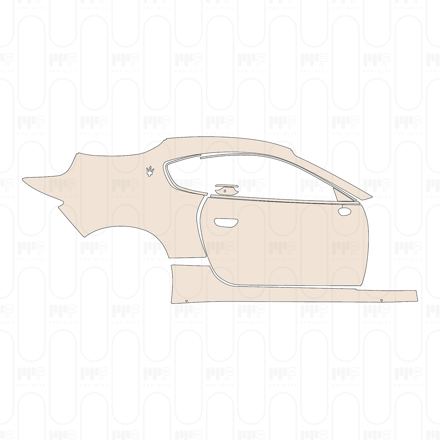PPF precortado Maserati GranTurismo Folgore 2026