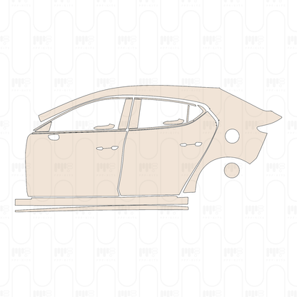 PPF precortado Mazda Axela (Mazda 3) Hatchback 2026