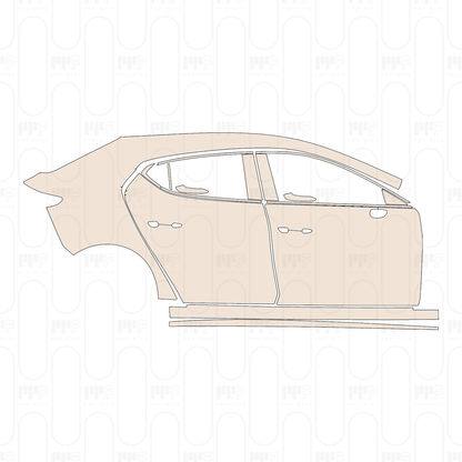 PPF precortado Mazda Axela (Mazda 3) Hatchback 2026