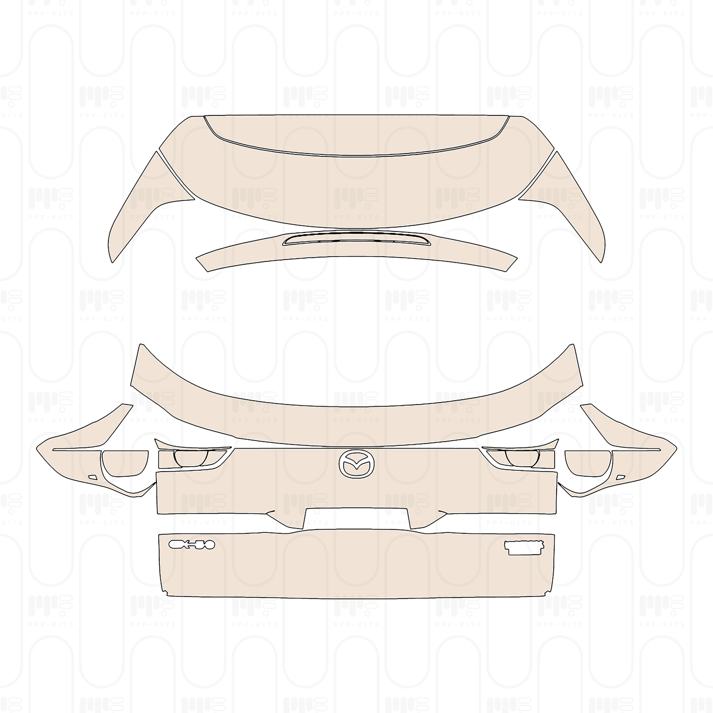 Pre-Cut PPF Mazda CX-50 2026
