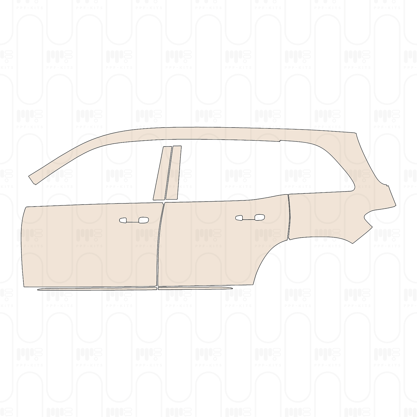 PPF precortado Mercedes-Benz EQB Base 2026