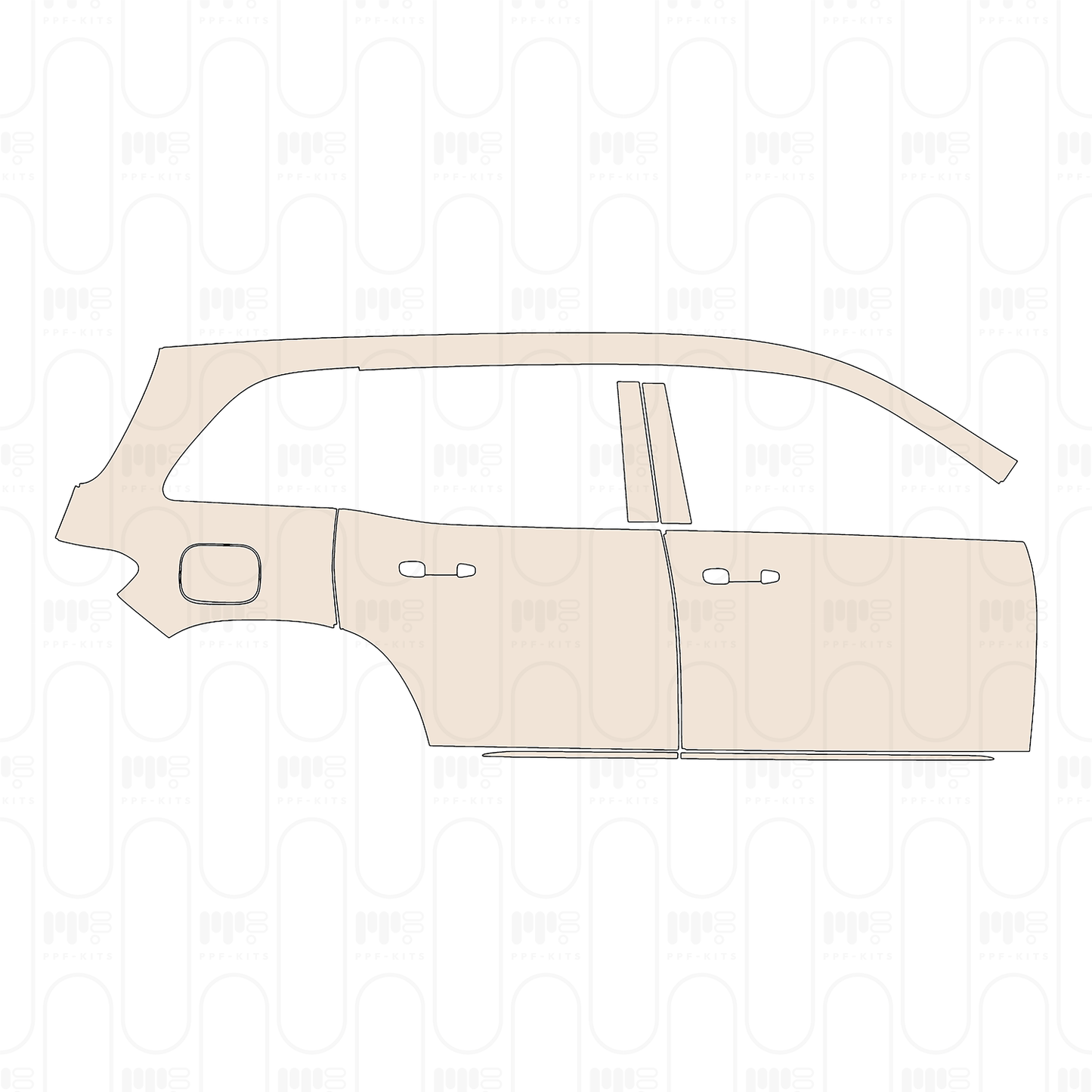 PPF precortado Mercedes-Benz EQB Base 2026