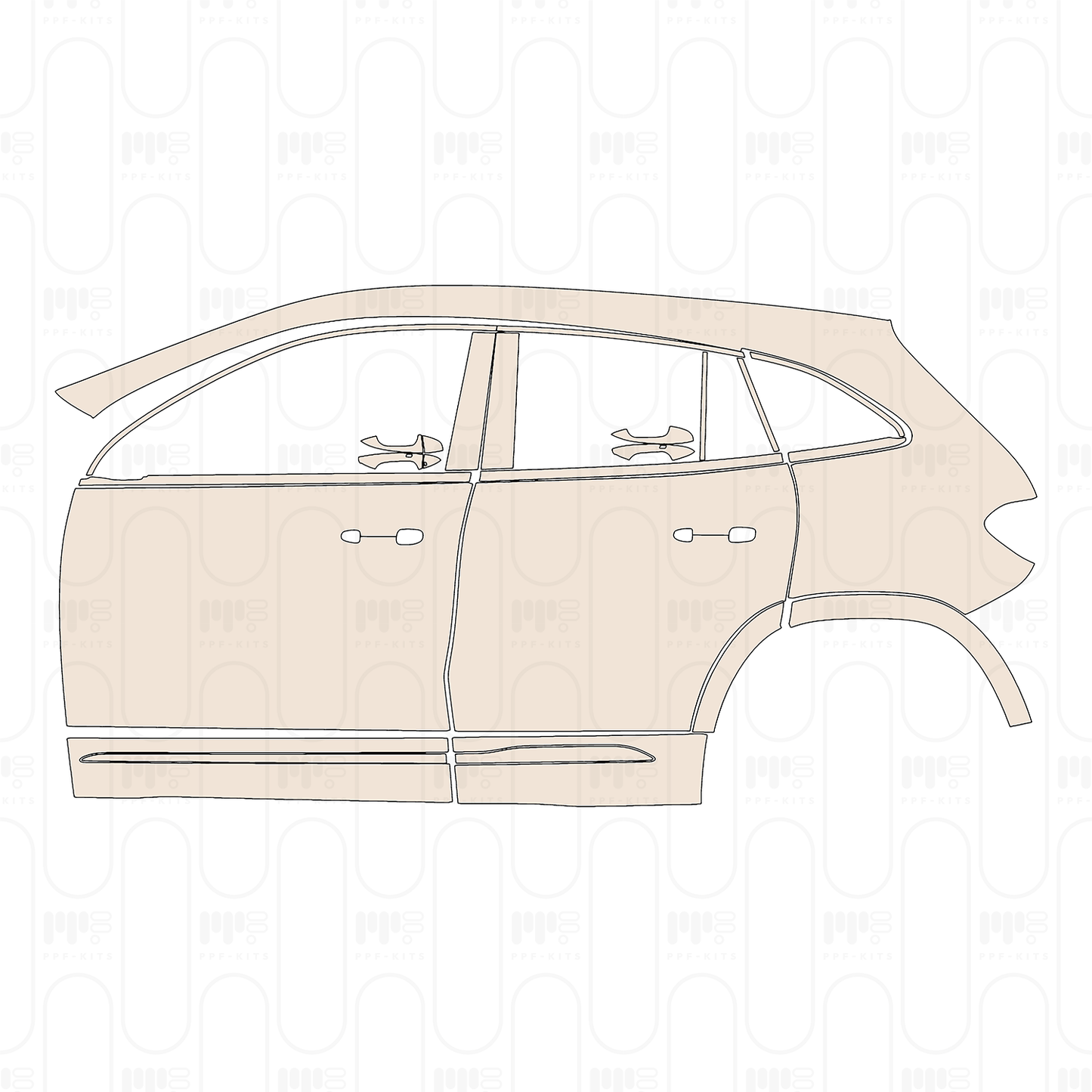 PPF precortado Mercedes-Benz EQA (CN) AMG Line 2026