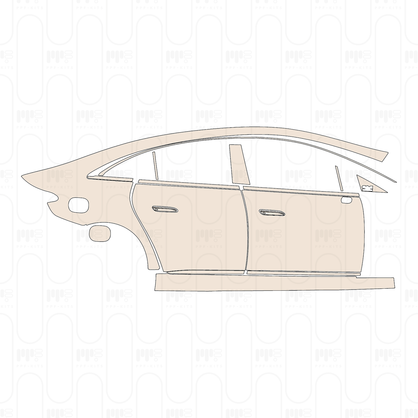Pre-Cut PPF Mercedes-Benz EQE Luxury 2026