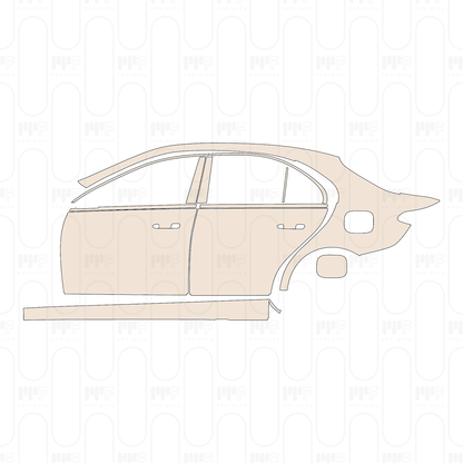 Pre-Cut PPF Mercedes-Benz C Class Sedan Base Standard Wheelbase 2026