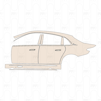 PPF precortado Mercedes-Benz E Class Sedan AMG-Line Extended Wheelbase 2026