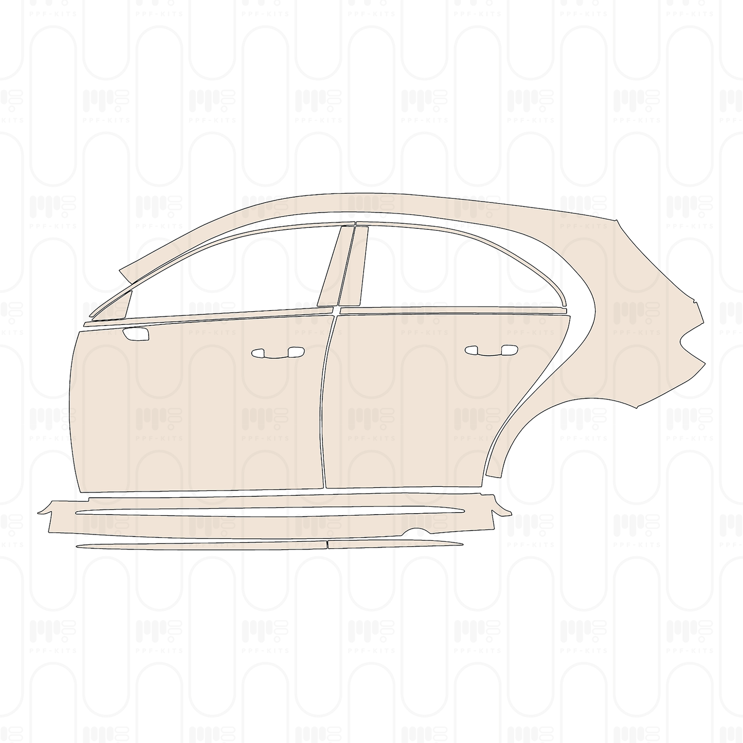 PPF precortado Mercedes-Benz A Class Hatchback AMG A 35 2026