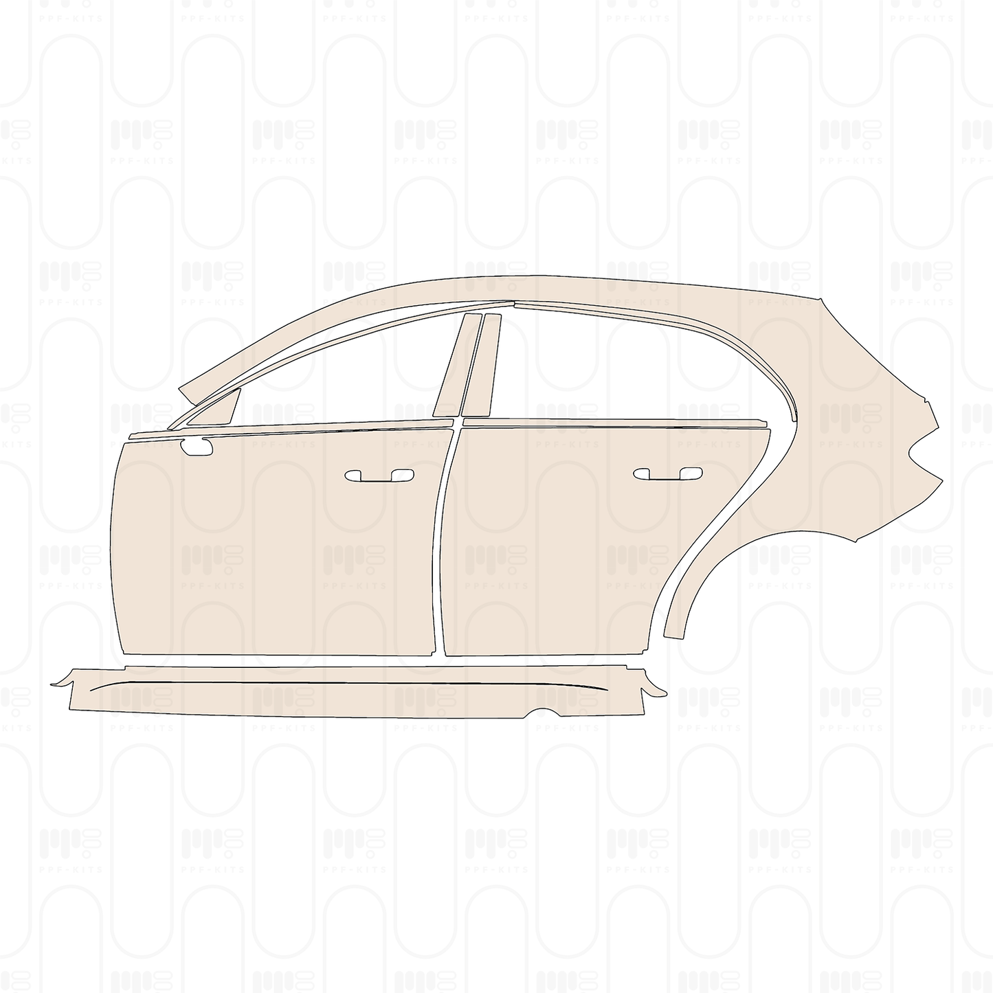 Pre-Cut PPF Mercedes-Benz A Class Hatchback AMG A 45 S 2026