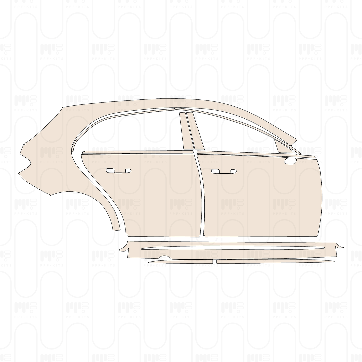 Pre-Cut PPF Mercedes-Benz A Class Hatchback AMG A 45 S 2026
