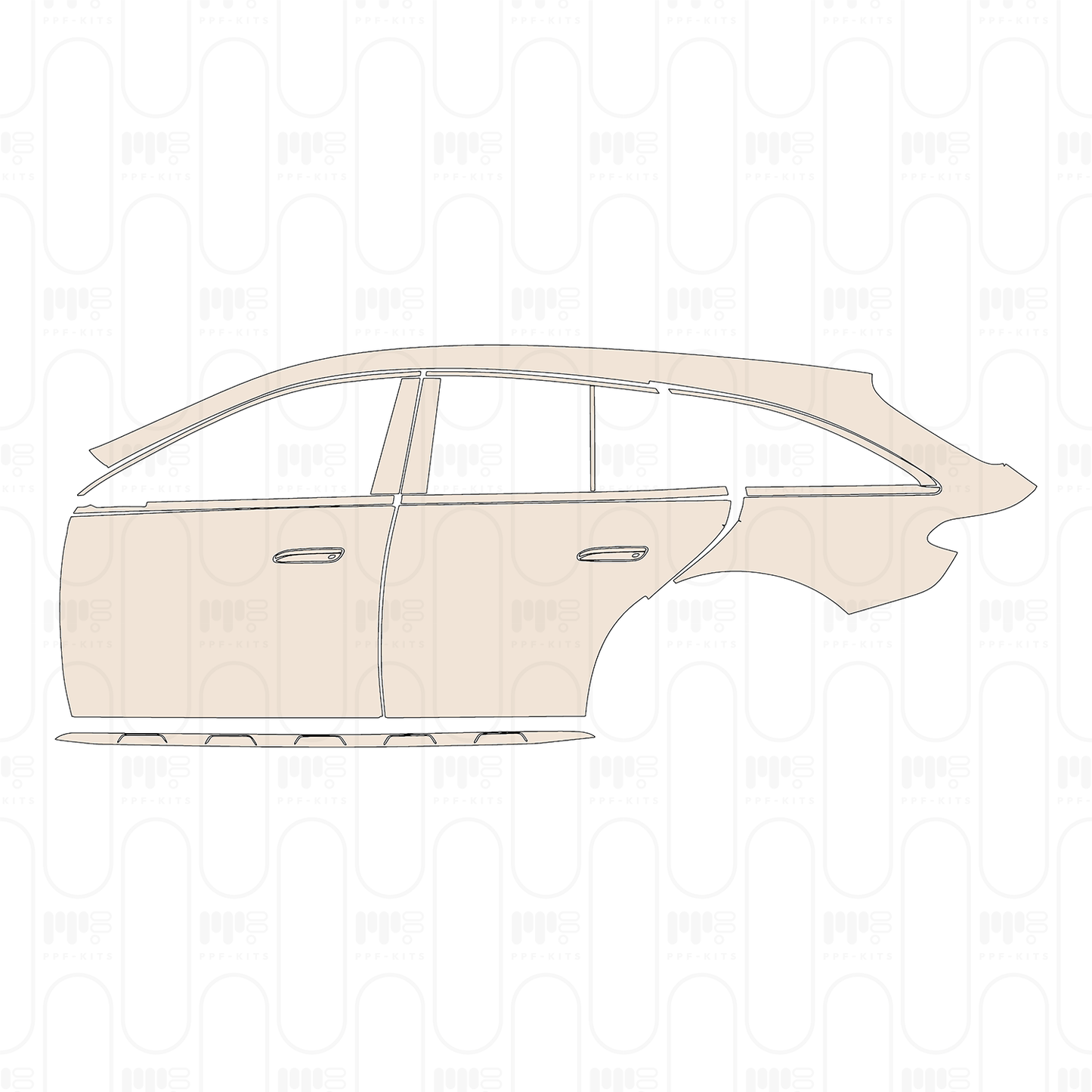 PPF precortado Mercedes-Benz E Class Wagon Estate All-Terrain 2026