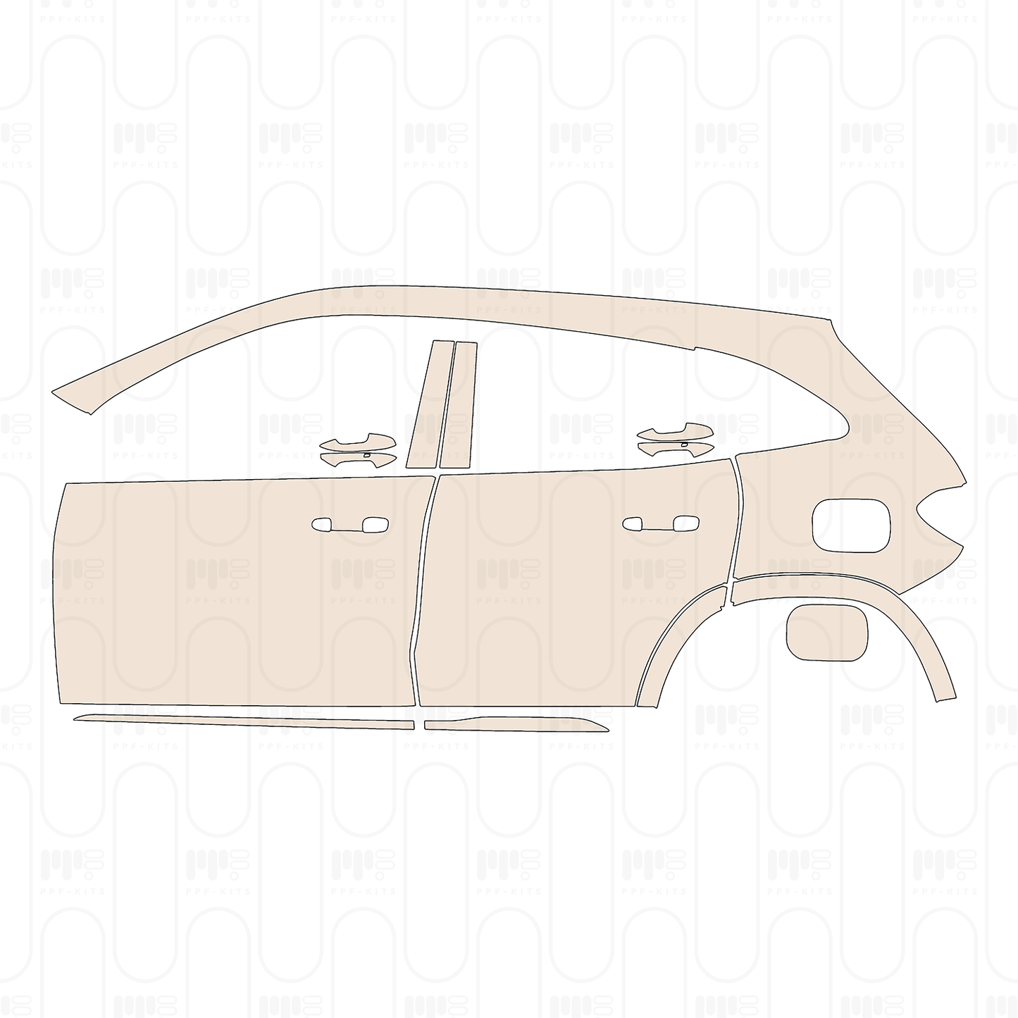 PPF precortado Mercedes-Benz GLA Base 2026