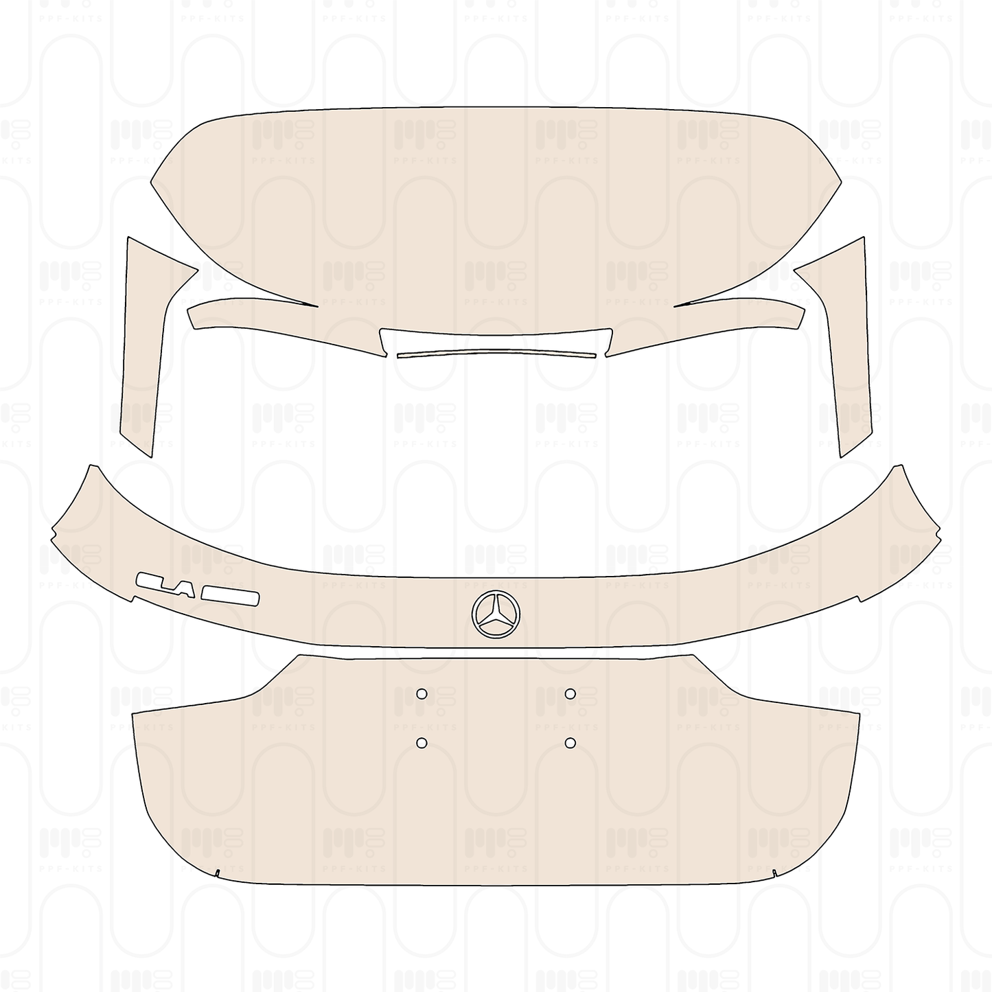 PPF precortado Mercedes-Benz GLA Base 2026