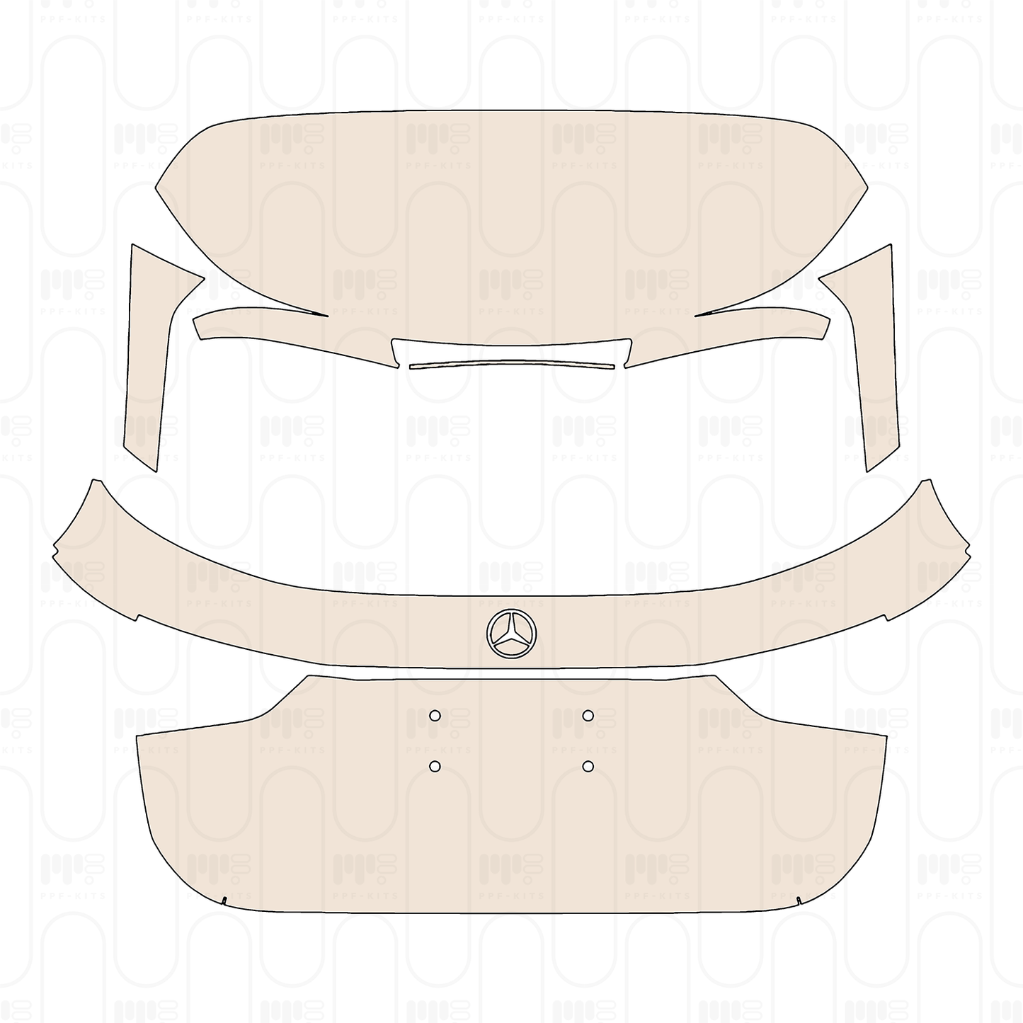 Pre-Cut PPF Mercedes-Benz GLA AMG GLA 35 2026