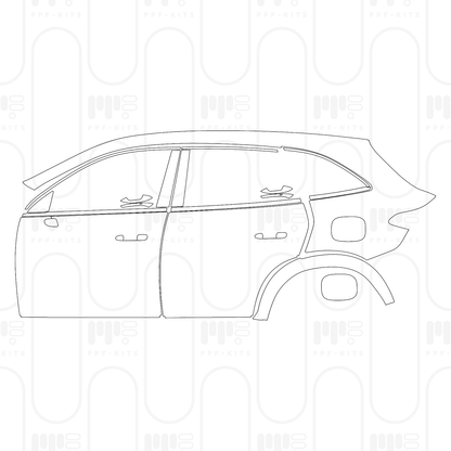 Pre-Cut PPF Mercedes-Benz GLC SUV Standard Wheelbase (GLC) AMG Line 2026