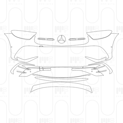 Pre-Cut PPF Mercedes-Benz GLC SUV Standard Wheelbase (GLC) AMG Line 2026
