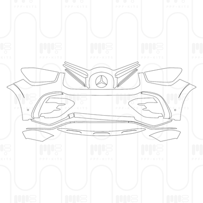 Pre-Cut PPF Mercedes-Benz GLE SUV AMG line 2026