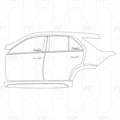 Pre-Cut PPF Mercedes-Benz GLE SUV AMG line 2026
