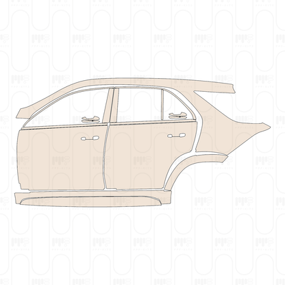 PPF precortado Mercedes-Benz GLE SUV AMG line 2026