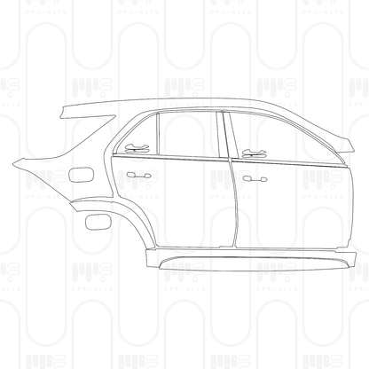 Pre-Cut PPF Mercedes-Benz GLE SUV AMG line 2026