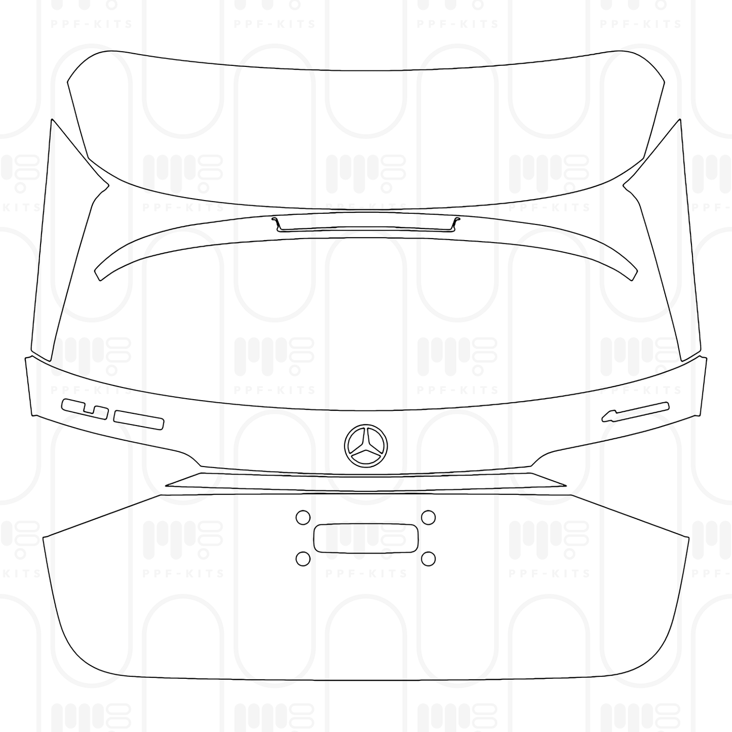 Pre-Cut PPF Mercedes-Benz GLE SUV AMG line 2026