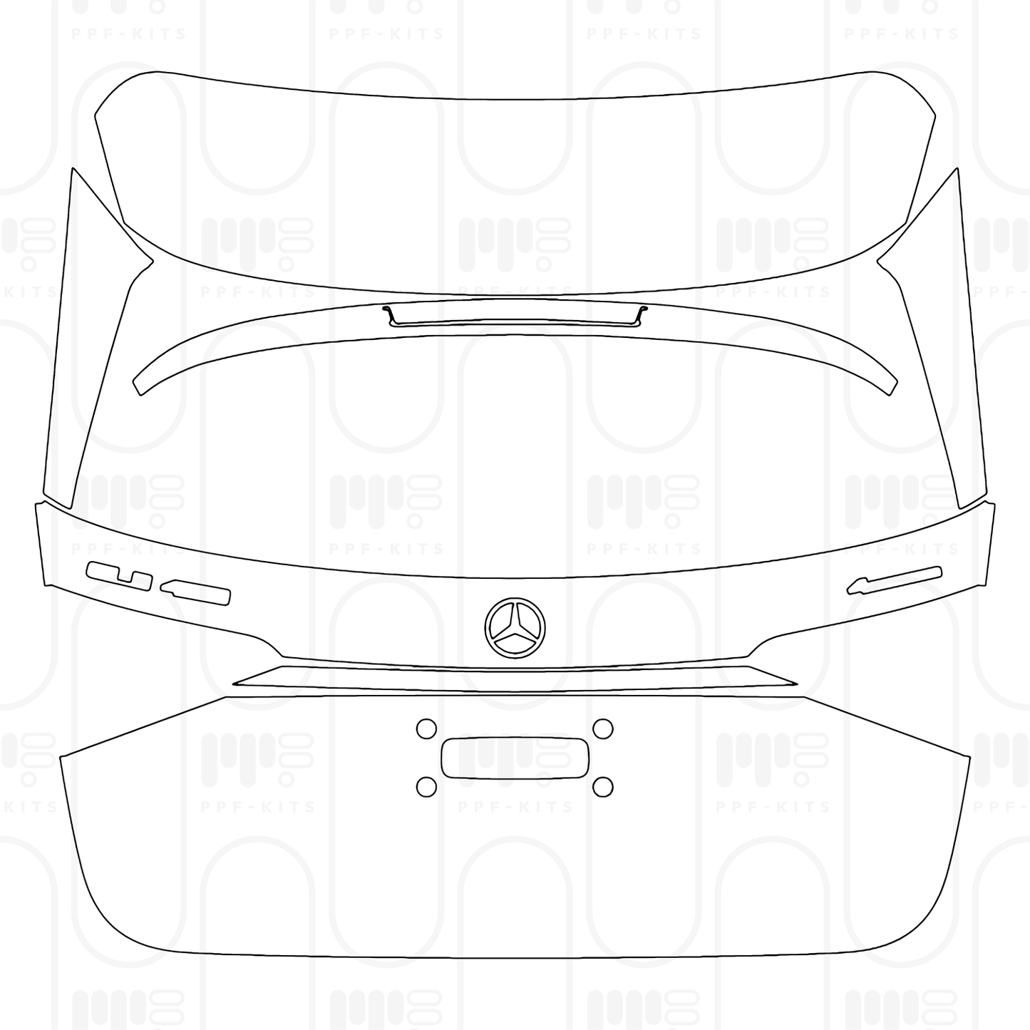 Pre-Cut PPF Mercedes-Benz GLE SUV AMG line 2026