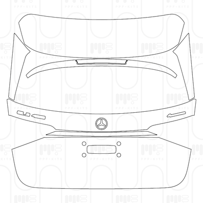 Pre-Cut PPF Mercedes-Benz GLE SUV AMG line 2026