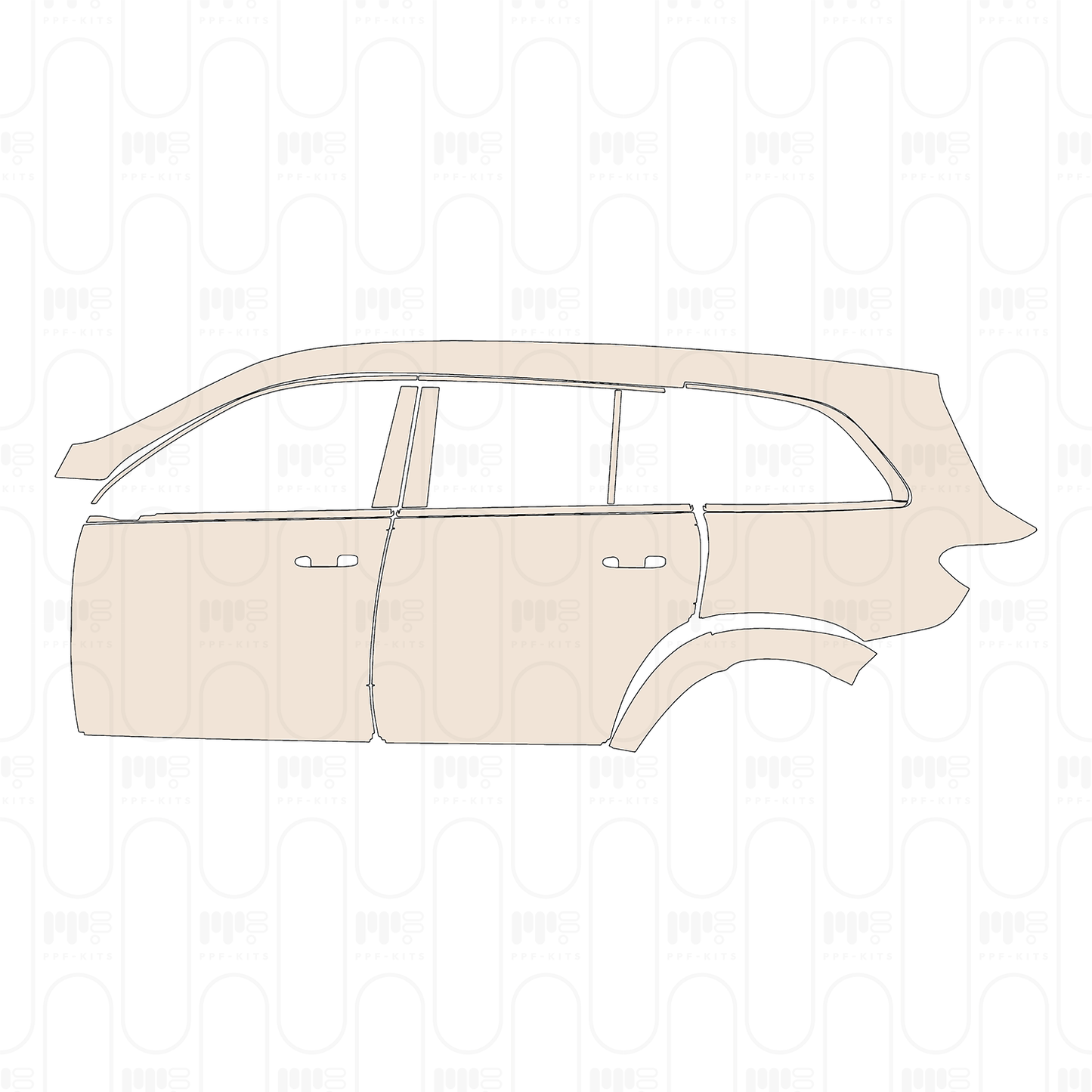 Pre-Cut PPF Mercedes-Benz GLS AMG Line 2026
