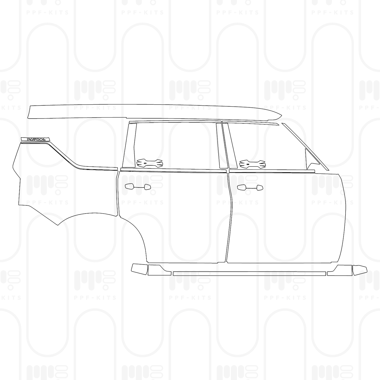 Pre-Cut PPF Nissan Armada (US) Platinum 2026