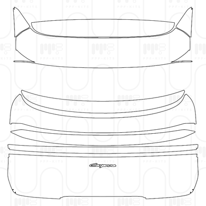 Pre-Cut PPF Porsche Cayenne Coupe Cayenne Coupe 2026
